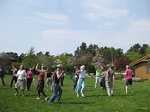Celtic Dancing at Findhorn