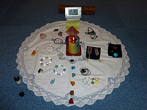 Chakra workshop sacred objects